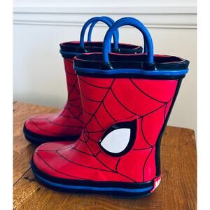 Boys' Marvel Spider-Man Rain Boots, Size 5/6